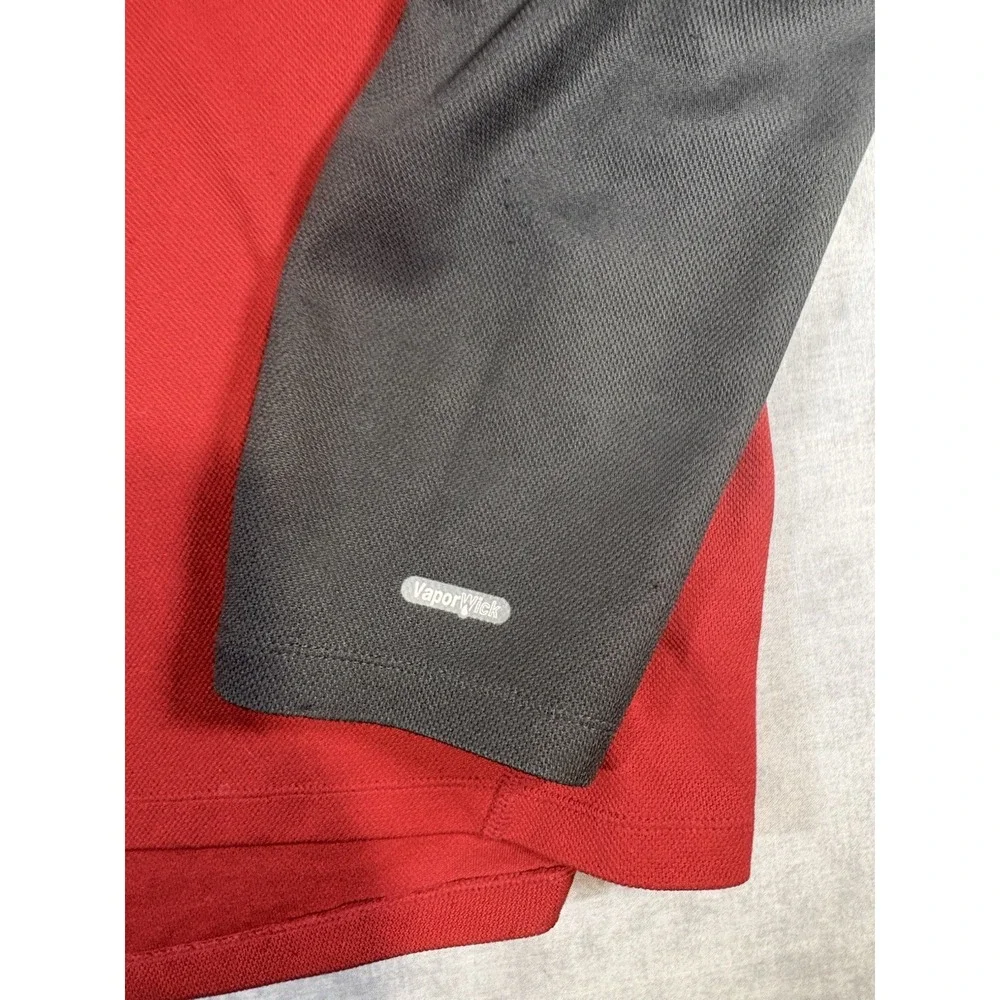 The North Face Flight Series VaporWick 1/4 Zip Pullover Mens XL Red Black